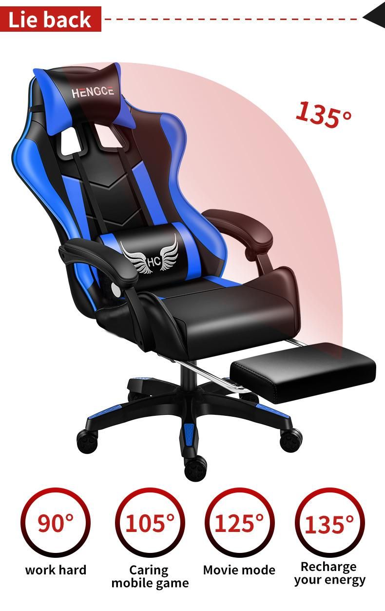 Customized Cheap Price Swivel Recliner High Back CE Approval Music Game Gaming Racing Esports Chair for Gamer with Lumbar Support