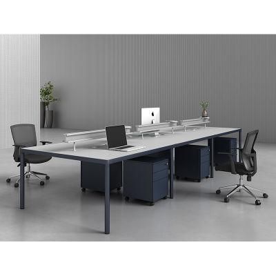 Modern Design Office Computer Desk Furniture Six Seat Office Workstation