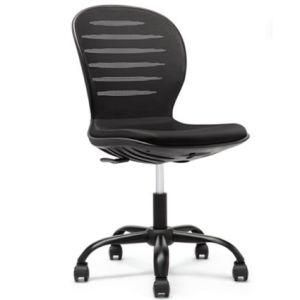 Colored Plastic Low Back Armless Swivel Staff Mesh Computer Office Chair with Caster