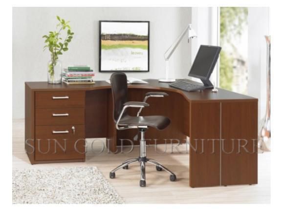 Hot Sale L Shape Executive Table Wooden Executive Desk Office Furniture (SZ-OD098)