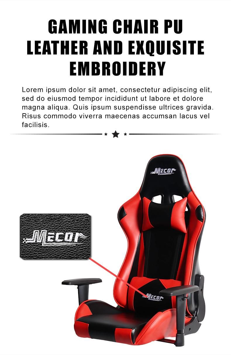 New Leisure Simple PU Leather Multi-Functional Luxury Ergonomic Gaming Chair