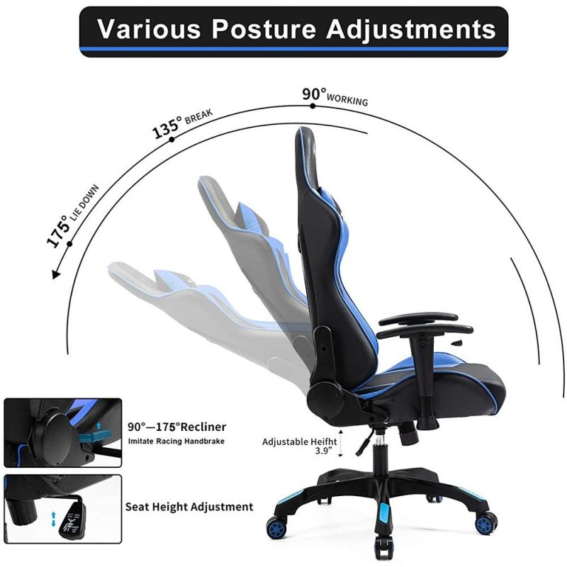 Cheap Gaming Chair Swivel High Back Adjustable