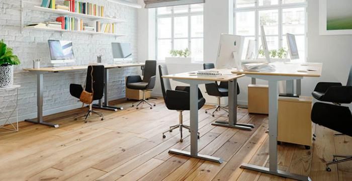 Canada Commercial Furniture Custom Made Adjustable Office Workstation Cubicle Desk Table Wood Design