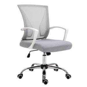 Factory Wholesale Ergonomic Design Comfortable Swivel Mesh Chair with Steel Base