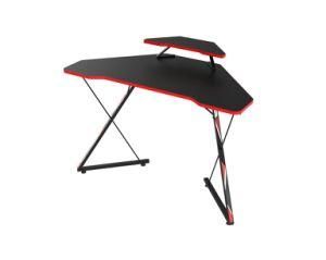 Hot Sell L Type Cheap Metal PC Gaming Table Computer Gaming Desk LED Desk