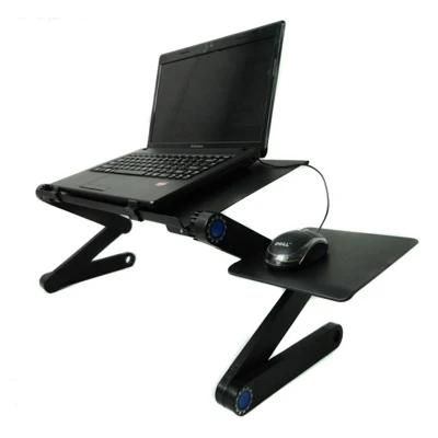 Adjustable Aluminum Laptop Stand Desk Ergonomic Portable TV Bed Desk Tray PC Table