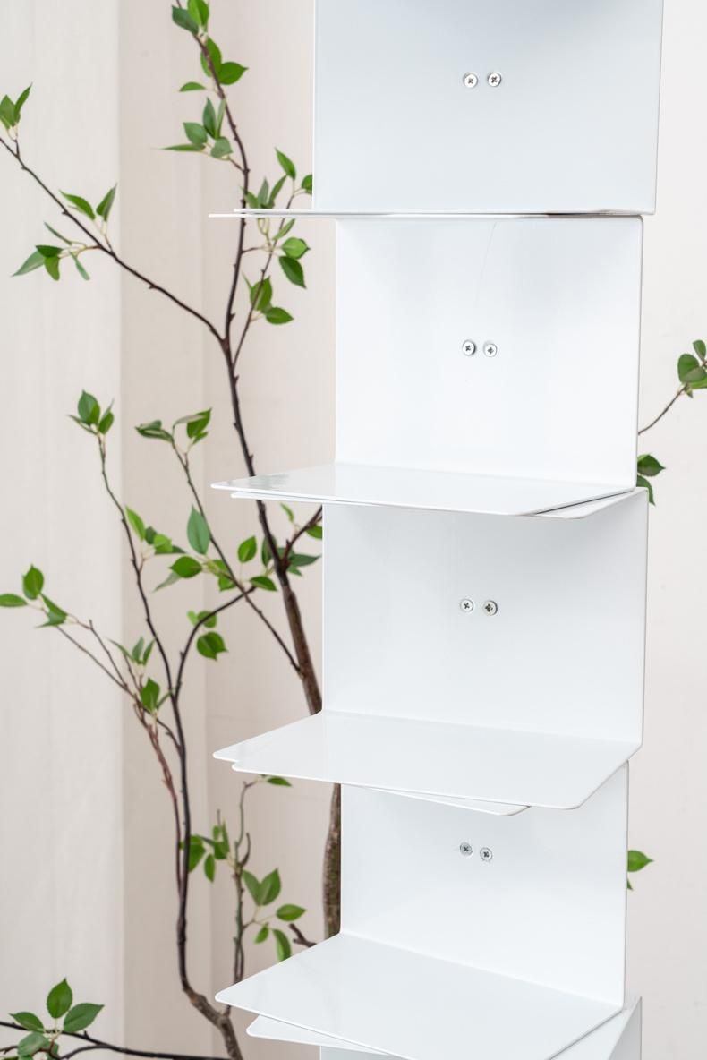 DIY Customizable Carbon Steel Multi-Layer Office Bookcase Living Room Furniture Bookshelf