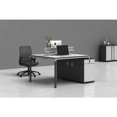 High Quality Modern Staff Melamine Two Person Workstations Office Desk
