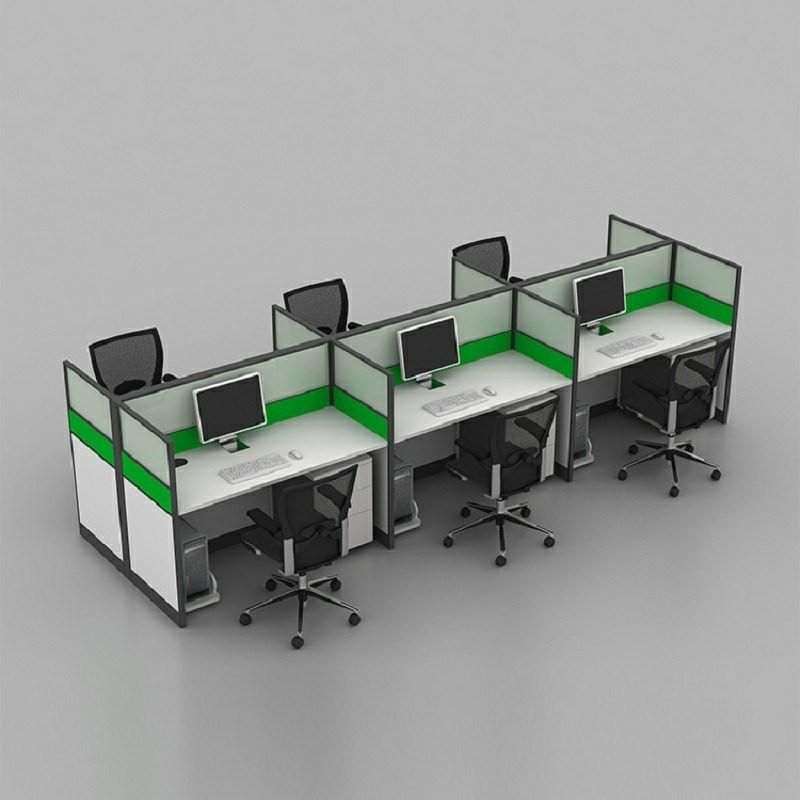 Office Used Furniture Modular Partition Cubicles 2-4 Person Office Workstations