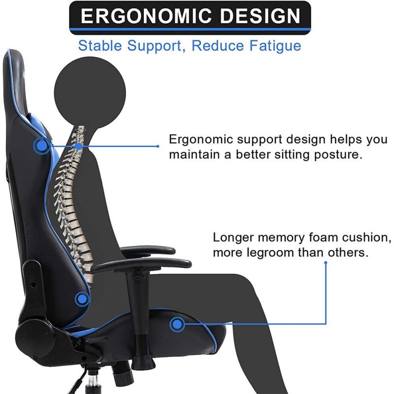 Silla Adjustable Swivel Gaming Leather Office Chairs