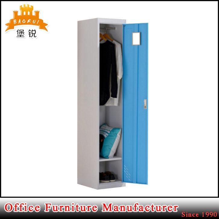 1 Tier Single Door Metal Furniture School Clothes Cabinet Locker