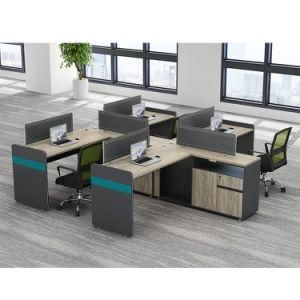 Latest Designs Modern Office Furniture 6 Person Office Workstation