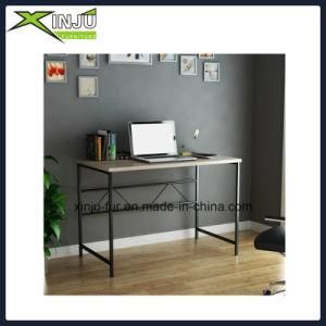 Wooden Computer Desk with Stainless Steel Frame