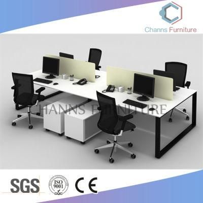 Modern Furniture Straight 4 Seats Office Workstation