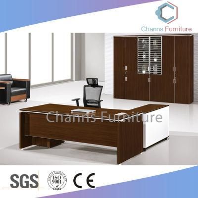 Popular Modular Office Furniture Nice Executive L Shaped Office Wood Table (CAS-D5442)