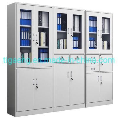 Knocked-Down Structure Dust Proof Office Furniture Metal File Cabinet Storage Cupboard