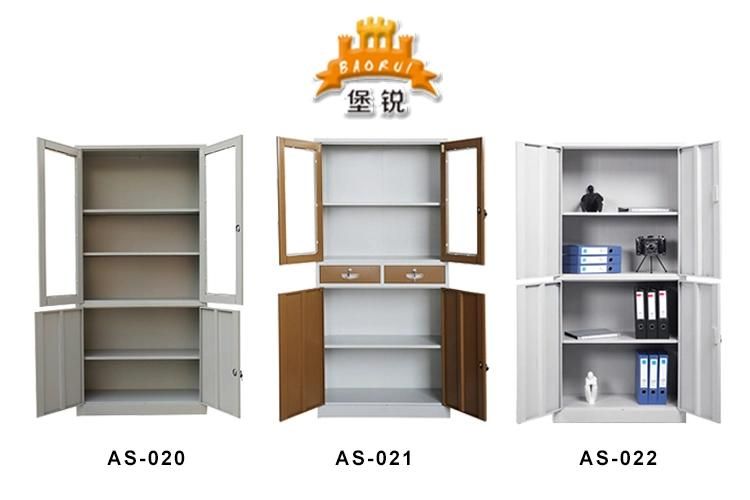 Office Cupboard 2 Drawers Metal Material Cabinet