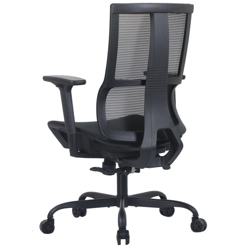 Ergonomic MID Back BIFMA Test Black Full Mesh Breathable Swivel Office Mesh Chair