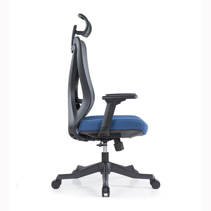 Ergonomic Swivel Nylon Executive Mesh Office Chair with 3D Armrest