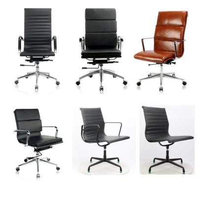Top Quality Upholstered Chair Medium Back High Back Staff Chair (FOH-MF21-B)