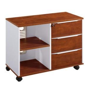 Open Shelf Movable Office Storage Cabinet