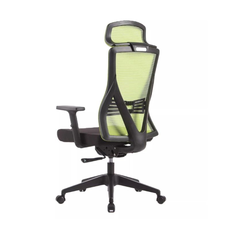 Adjustable Seat Cushion and Headrest Breathable Mesh Back Office Chair