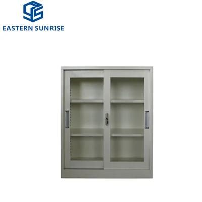 Low Price 2 Swing Doors Metal Locker Storage Steel Filing Cabinet