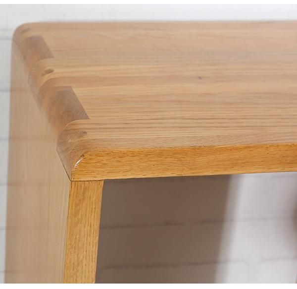 European Style Simple Eight Grid Solid Wood Bookshelf