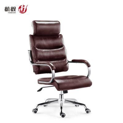 Modern Office Furniture High Back with Soft PU Armrest Swivel Chair Executive Chair