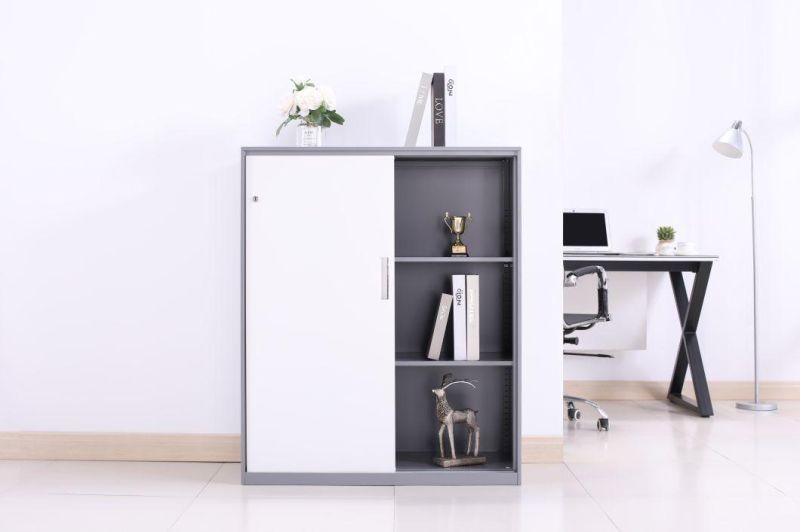 Office Furniture Steel Metal Small Sliding Door File Storage Cabinet