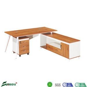 Good Price Metal Foot Wooden Top Executive Desk