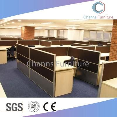 Hot Sale Optional Color Office Partition L Shape Staff Table Workstation (CAS-W31411)