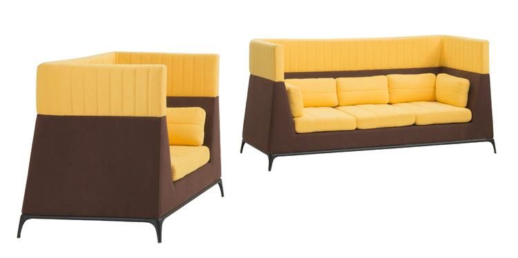 High Back Design Office Fabric Sofa for Lobby Room