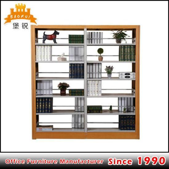Fas-064 School Furniture Metal Bookcase Library Steel Book Shelf