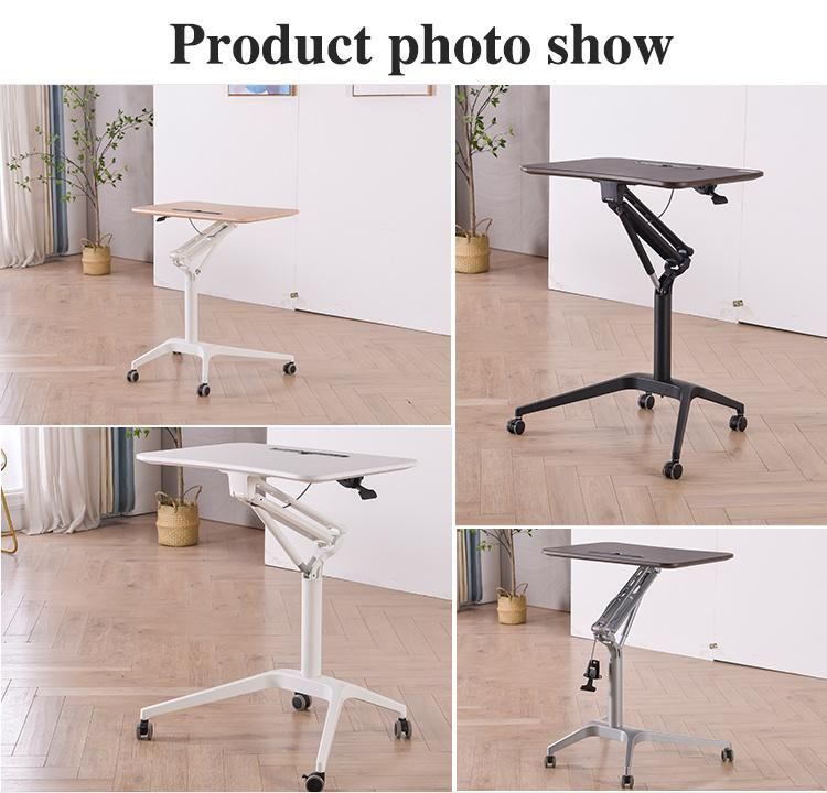 Laptop Computer Gas Lifting Height Adjustable Table