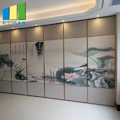Hotel Movable Sound Proof Partition Interior Wood Partition Walls