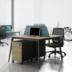 fashion Design 2 4 Person Timber Office Desk Ergonomic Workstation