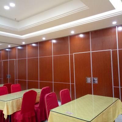 Decorative Material Sliding Folding Partitions Movable Walls for Conference Room