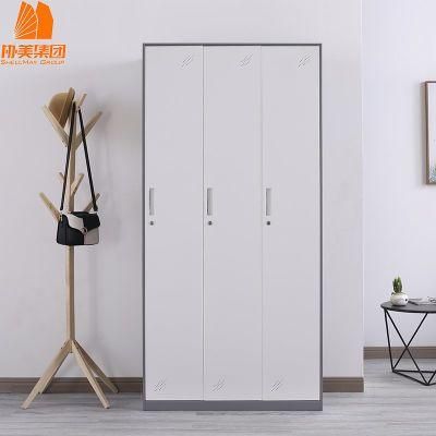 Modern Design Practical Home Metal Wardrobe Furniture Locker Cabinet