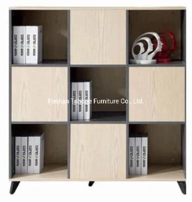 Modern Style Design Office Furniture Wood 9 Cube Storage Cabinet Bookcase for Executive Room