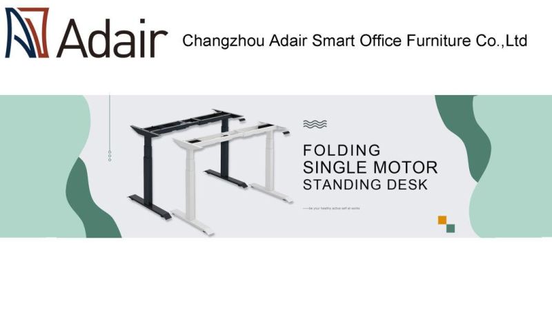 3 Legs L Shape Ergonomic Executive Height Adjustable Standing Workstation