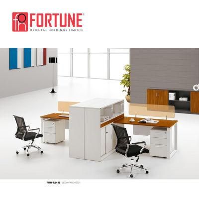 2 Seater Modern High Quality Office Desks and Workstations (FOH-R1436)