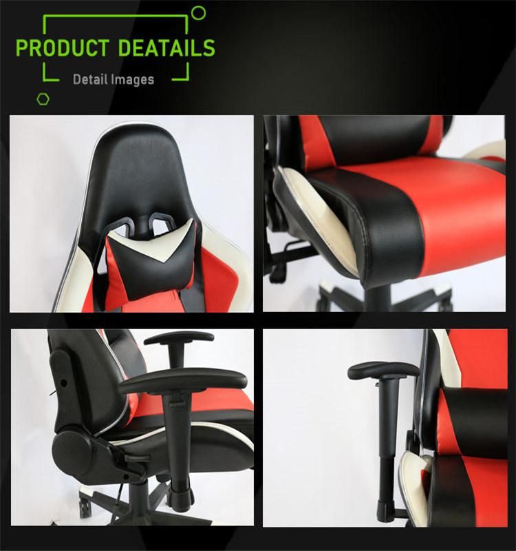 (ZHONG) LED Gaming Chair for Gamer with 11 Colors LED Lights