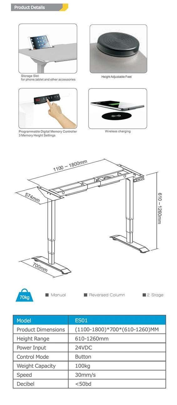 Electric Sit-Stand Office Desk