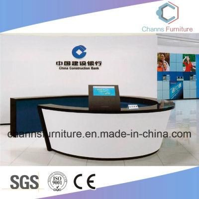 Project Design L Shape Melamine Furniture Office Table Reception Desk