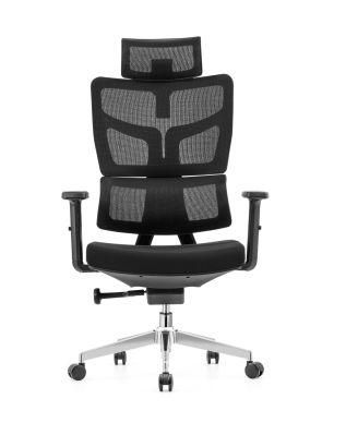Full Mesh Polyester Swivel Spcacer Office Chair Fabric Bottom Seat Cushion Ergonomic Staff Chair