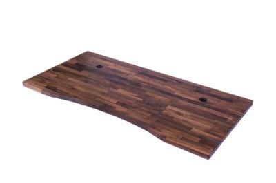 Solid Black Walnut Butcher Block Style Office Desk Top