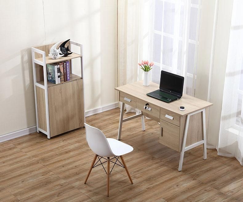 Office Furniture Home Steel Wooden Laptop Study Desk for Sale