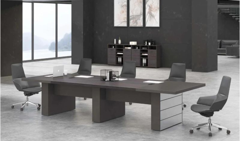 High End Elegant Wooden Meeting Office Boardroom Conference Table
