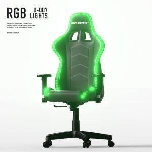 Oneray Hot Sale Factory Made OEM RGB LED Racing Computer PC Gamer Chair Gaming Chair PU One